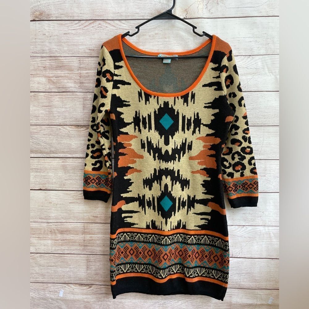 FLYING TOMATO AZTEC‎ PRINT DRESS